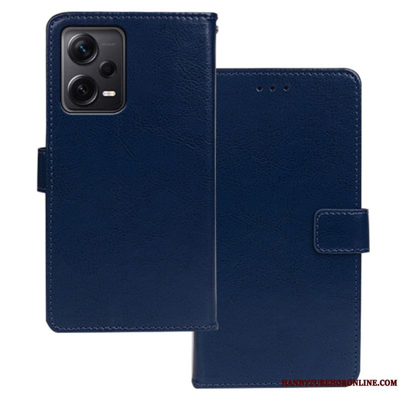 Flip Cover Xiaomi Redmi Note 12 Pro Plus Imiteret Læder Idewei