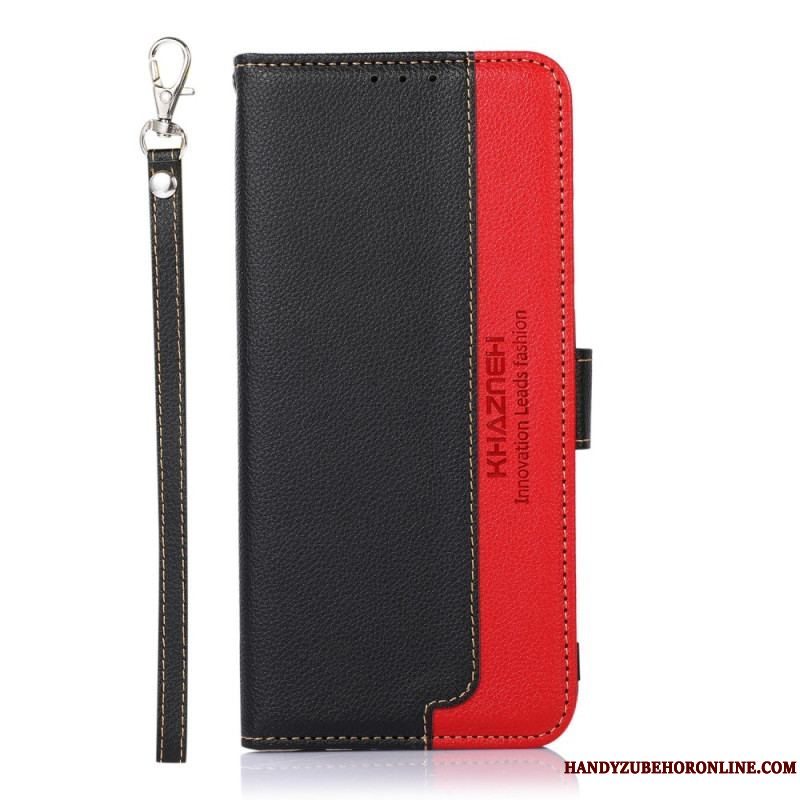 Flip Cover Xiaomi Redmi Note 12 Pro Plus Lychee Style Rfid Khazneh