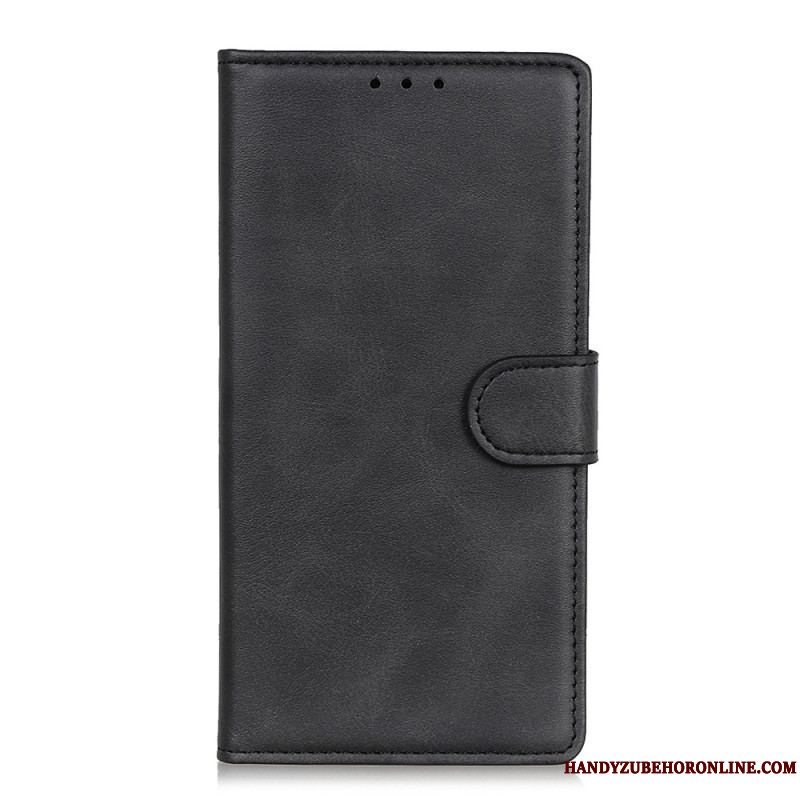 Flip Cover Xiaomi Redmi Note 12 Pro Plus Mat Imiteret Læder