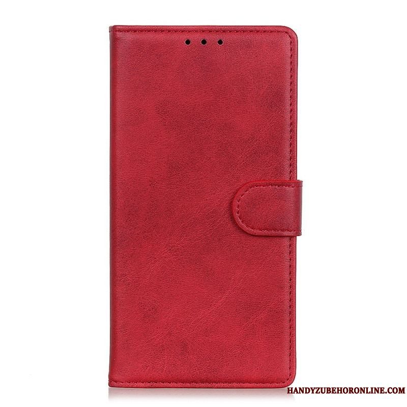 Flip Cover Xiaomi Redmi Note 12 Pro Plus Mat Imiteret Læder