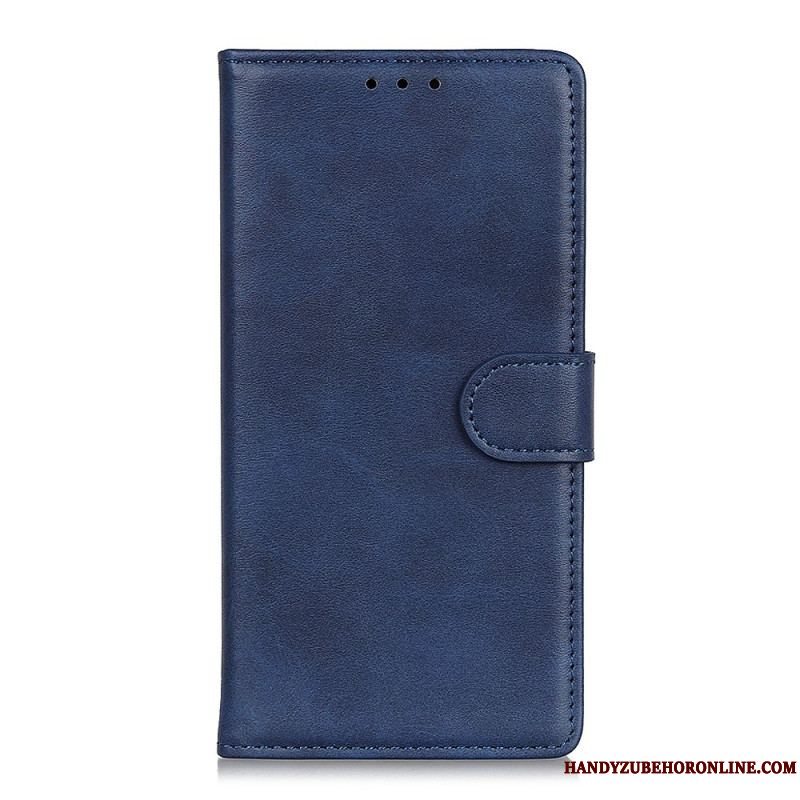 Flip Cover Xiaomi Redmi Note 12 Pro Plus Mat Imiteret Læder