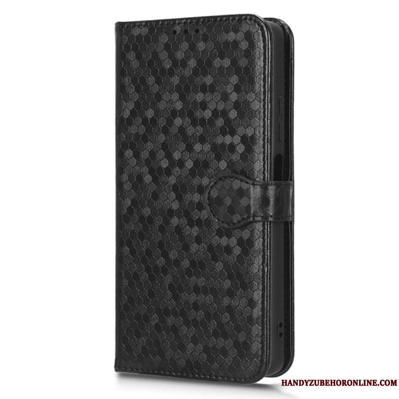 Flip Cover Xiaomi Redmi Note 12 Pro Plus Med Snor 3d Mønster Strappy