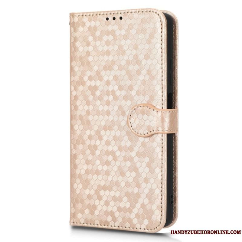 Flip Cover Xiaomi Redmi Note 12 Pro Plus Med Snor 3d Mønster Strappy