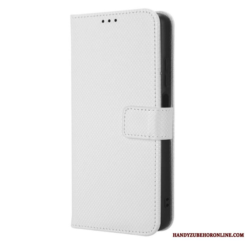 Flip Cover Xiaomi Redmi Note 12 Pro Plus Med Snor Stilfuldt Strappy Imiteret Læder