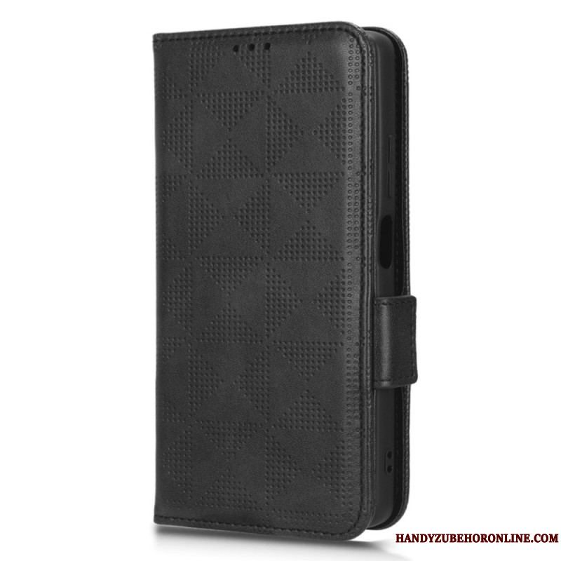 Flip Cover Xiaomi Redmi Note 12 Pro Plus Trekanter Med Snor