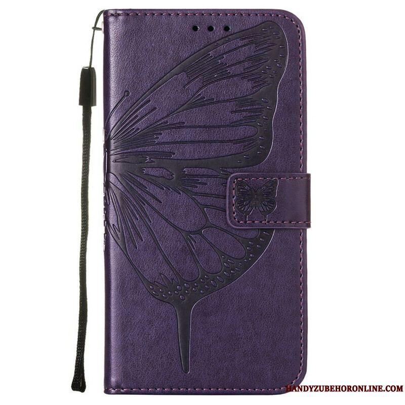 Flip Cover iPhone 13 Mini Sommerfugle Design