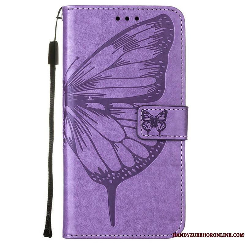 Flip Cover iPhone 13 Mini Sommerfugle Design