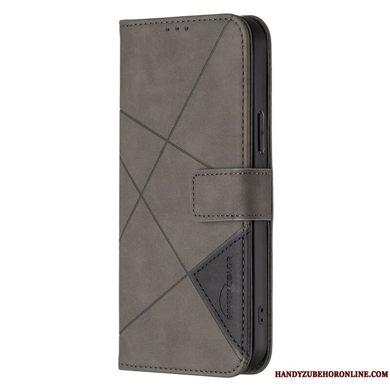 Flip Cover iPhone 13 Pro Max Binfen Farvetrekanter