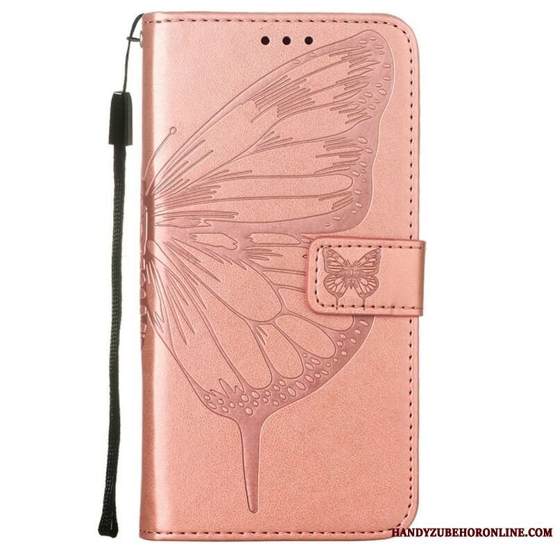 Flip Cover iPhone 13 Pro Sommerfugle Design