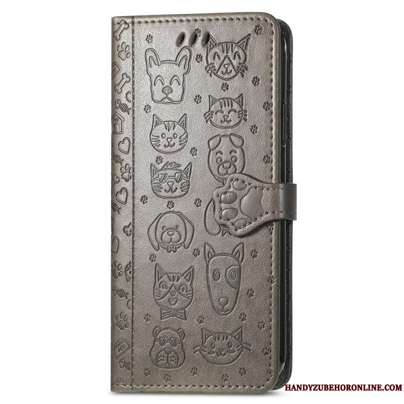 Flip Cover iPhone 14 Animerede Dyr
