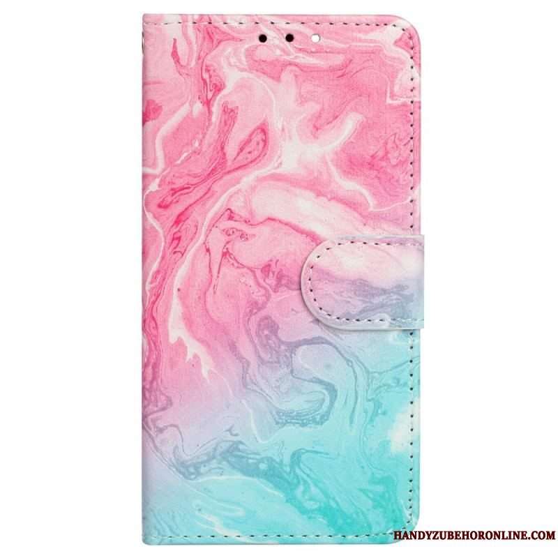 Flip Cover iPhone 14 Marmor