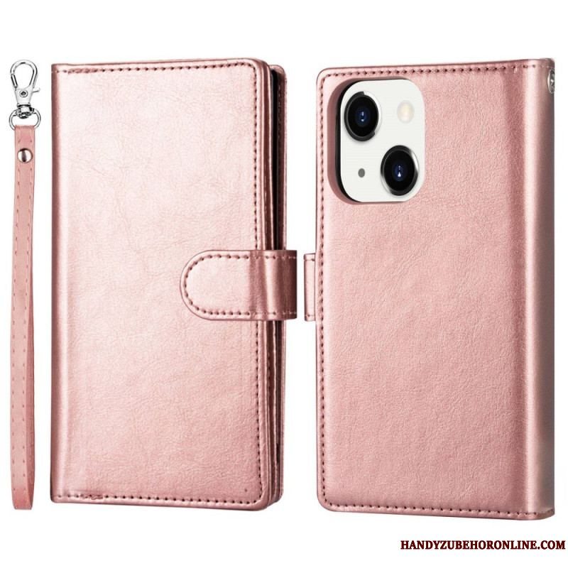 Flip Cover iPhone 14 Plus Aftagelig 9 Kortholder