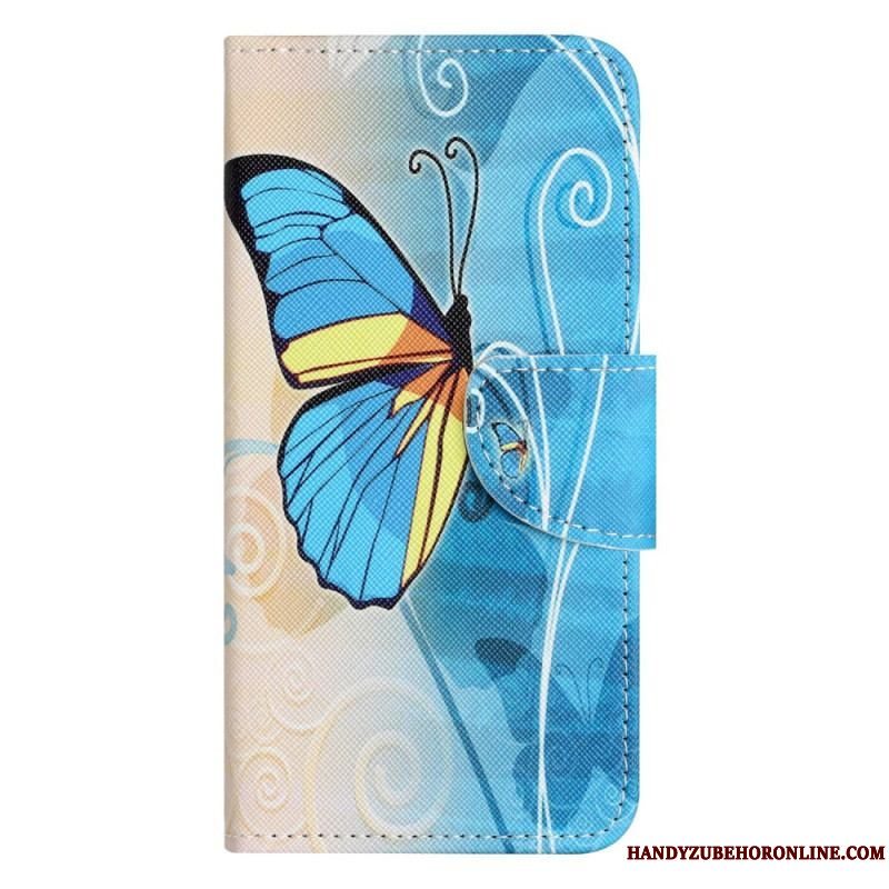 Flip Cover iPhone 14 Plus Smukke Sommerfugle