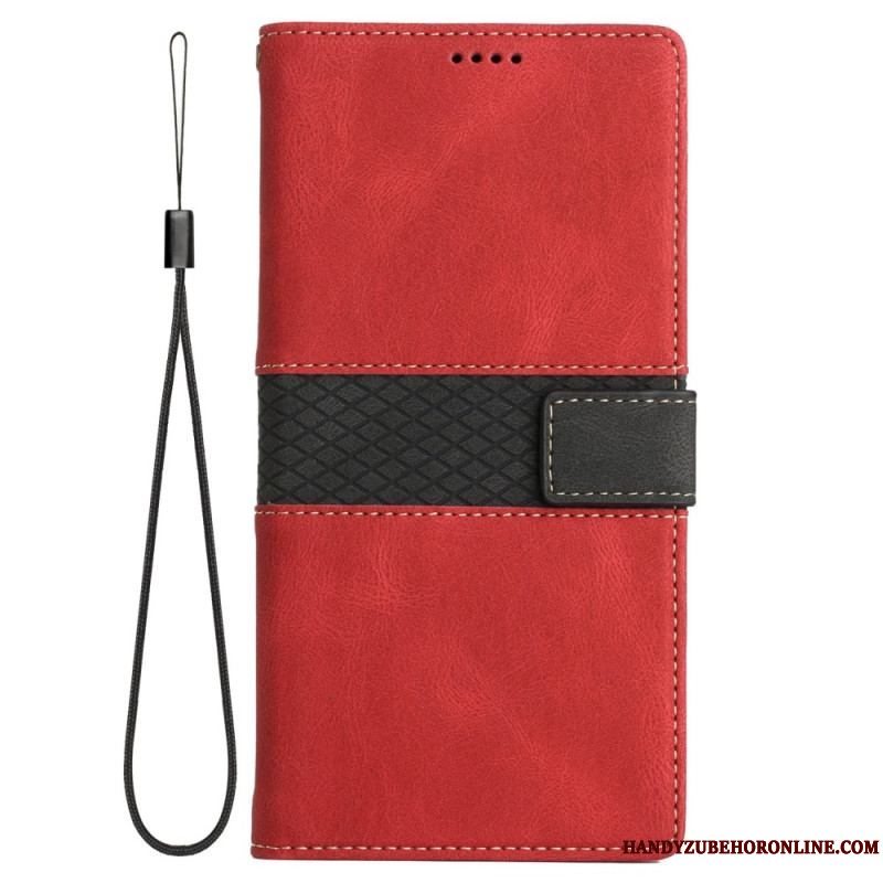 Flip Cover iPhone 14 Pro Frise Med Rem