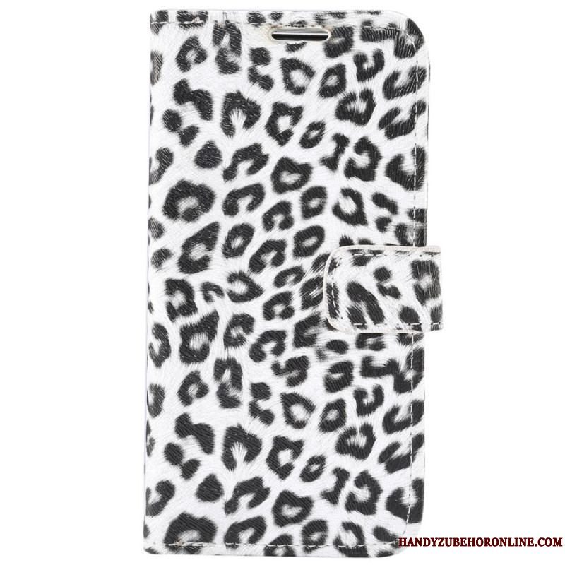 Flip Cover iPhone 14 Pro Leopard