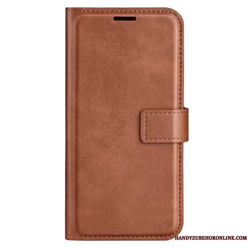 Flip Cover iPhone 15 Læderstil