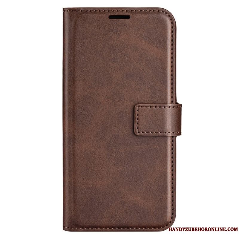 Flip Cover iPhone 15 Læderstil