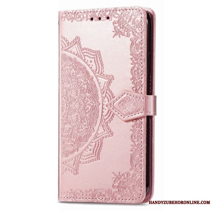 Flip Cover iPhone 15 Pro Barok Mandala