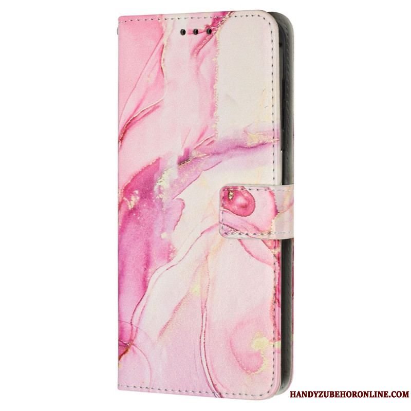 Flip Cover iPhone 15 Pro Max Marmoreret Stil