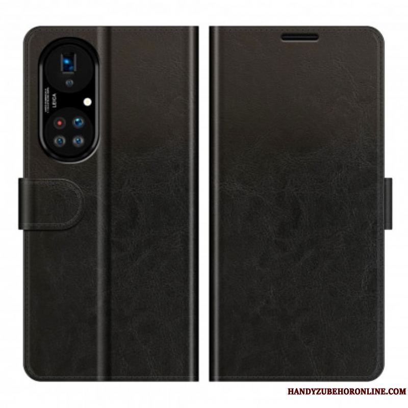 Læder Cover Huawei P50 Pro Stil Læder Design