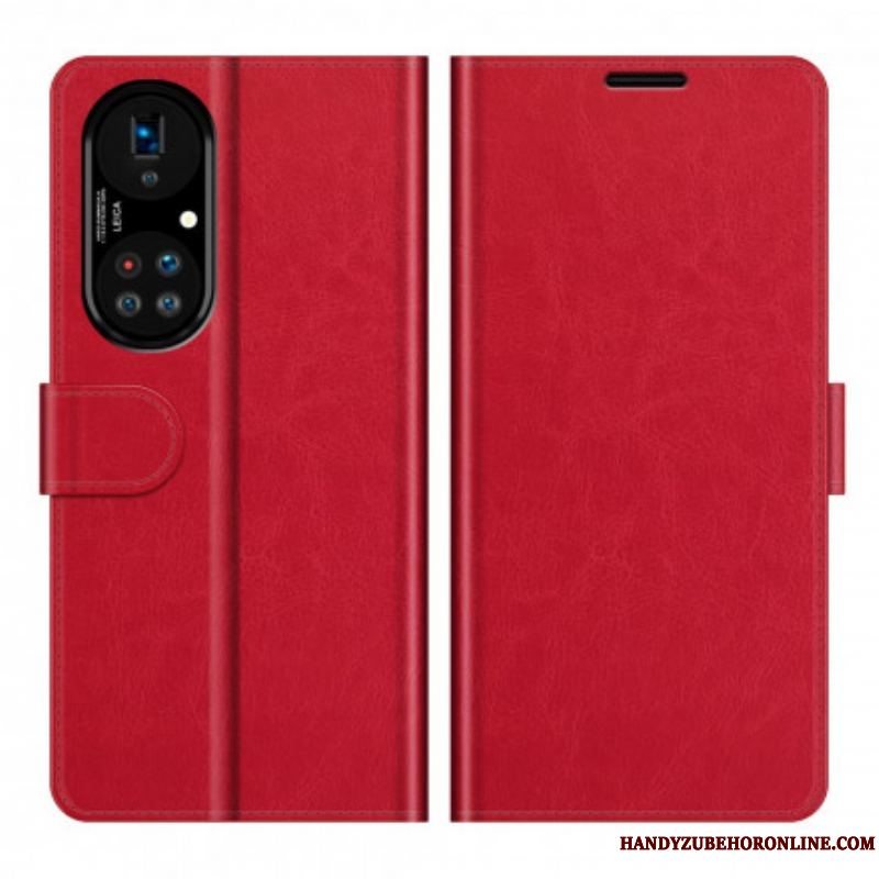 Læder Cover Huawei P50 Pro Stil Læder Design