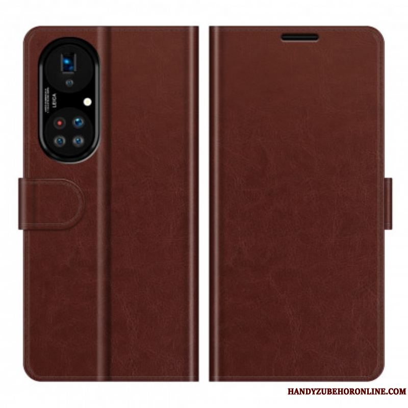 Læder Cover Huawei P50 Pro Stil Læder Design