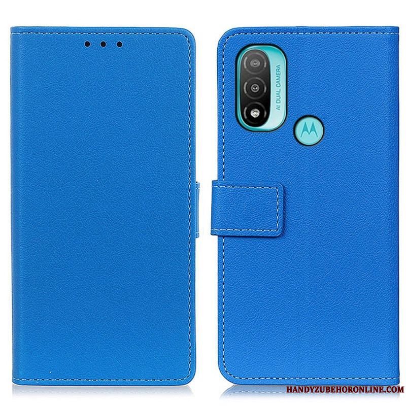 Læder Cover Moto E40 / E30 / E20 Khazneh Classic