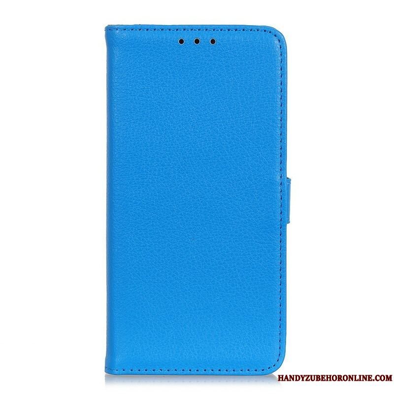 Læder Cover Samsung Galaxy A52 4G / A52 5G / A52s 5G Traditionelt Litchi