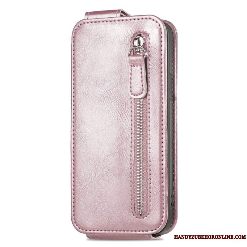 Læder Cover Samsung Galaxy M13 Flip Cover Lodret Flap Møntpung