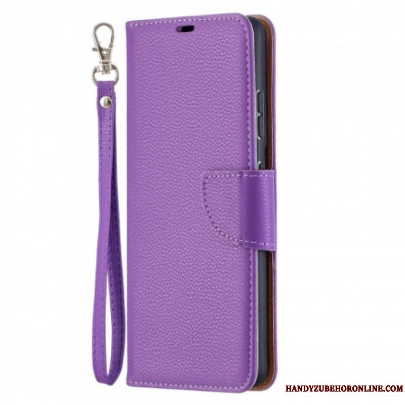 Læder Cover Samsung Galaxy S21 Ultra 5G Flip Cover Litchi Rabat Oblique