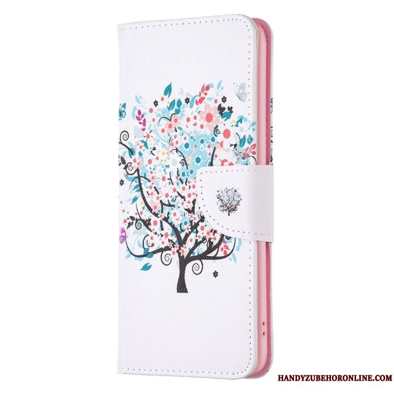 Læder Cover Xiaomi 13 Blomstrende Grene