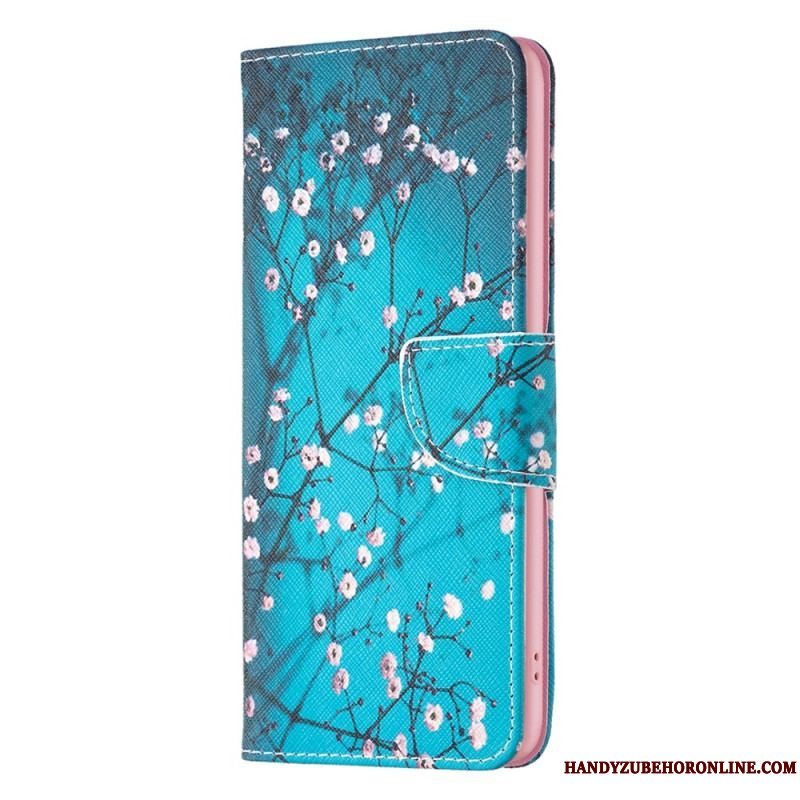 Læder Cover Xiaomi 13 Pro Blomstrende Grene