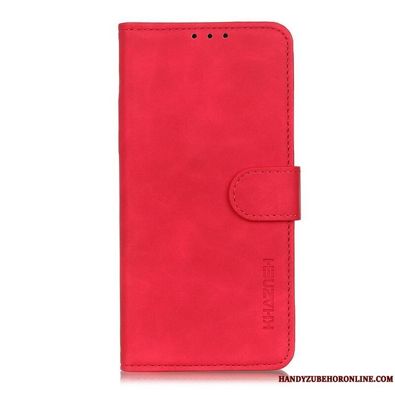 Læder Cover Xiaomi Redmi Note 10 5G Khazneh Lædereffekt