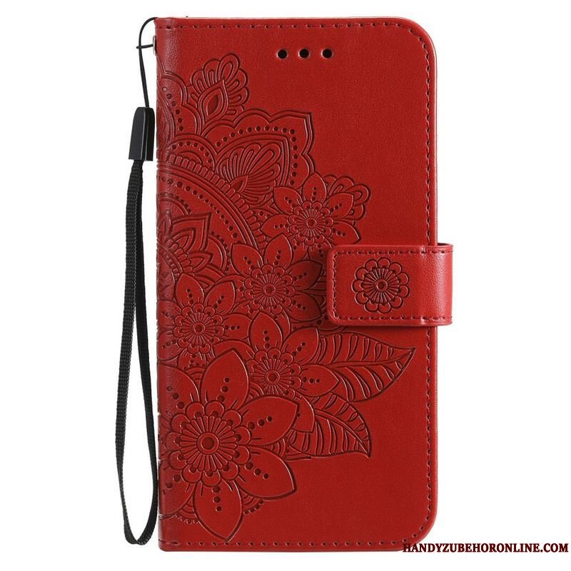 Læder Cover Xiaomi Redmi Note 10 5G Mandala