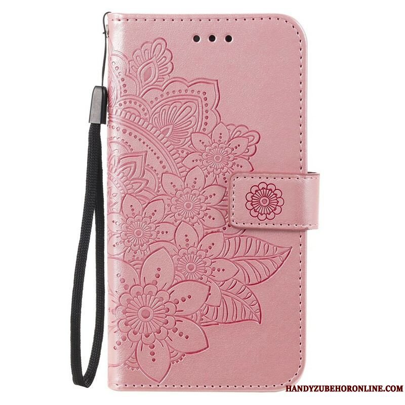 Læder Cover Xiaomi Redmi Note 10 5G Mandala