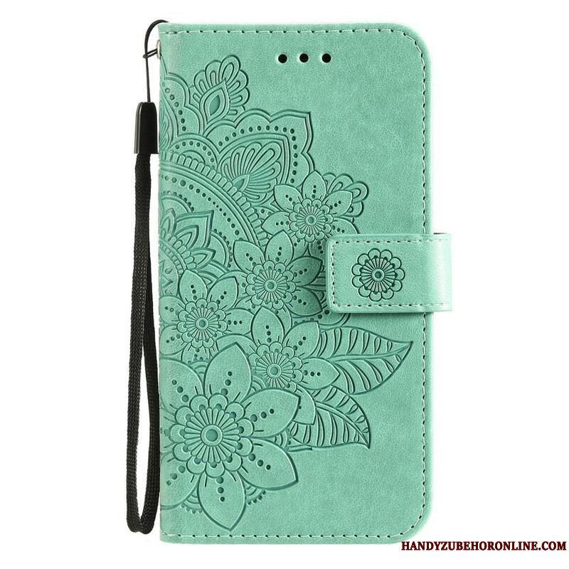 Læder Cover Xiaomi Redmi Note 10 5G Mandala