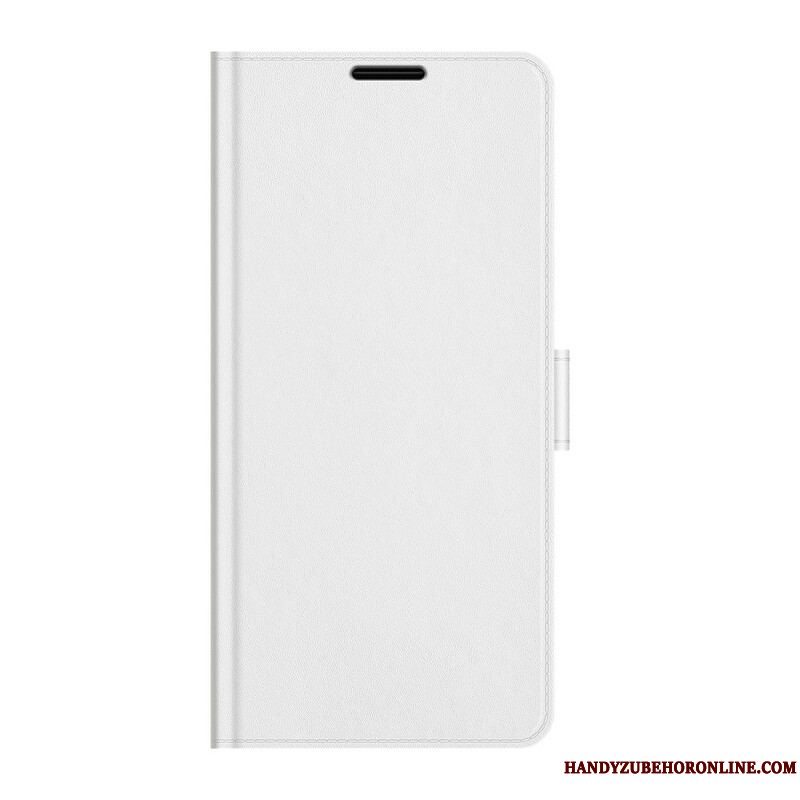 Læder Cover Xiaomi Redmi Note 10 5G Monokrom