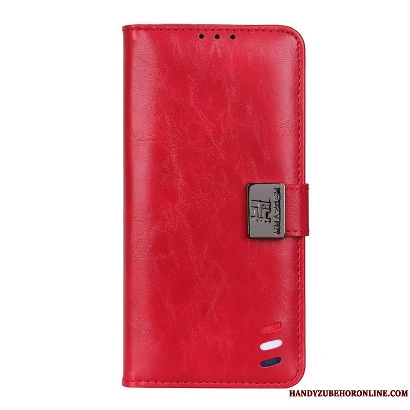 Læder Cover Xiaomi Redmi Note 11 / 11S Bison Lædereffekt