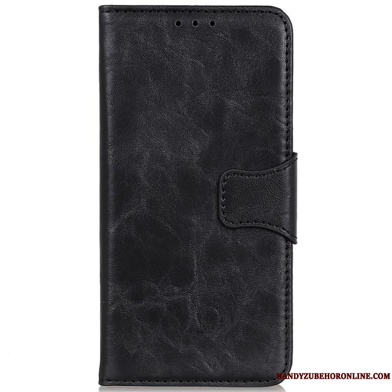 Læder Cover Xiaomi Redmi Note 11 / 11S Flip Cover Tekstur Magnetisk Flap