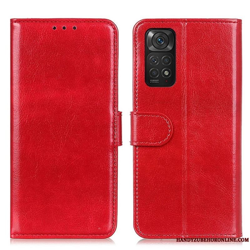 Læder Cover Xiaomi Redmi Note 11 / 11S Frossen Finesse