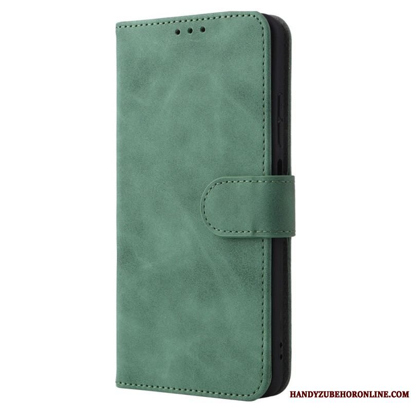 Læder Cover Xiaomi Redmi Note 11 / 11S Skin-touch Med Snor