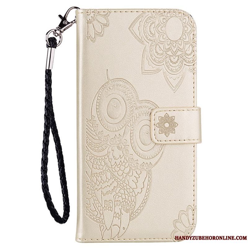 Læder Cover Xiaomi Redmi Note 11 Pro Plus 5G Mandala Ugle