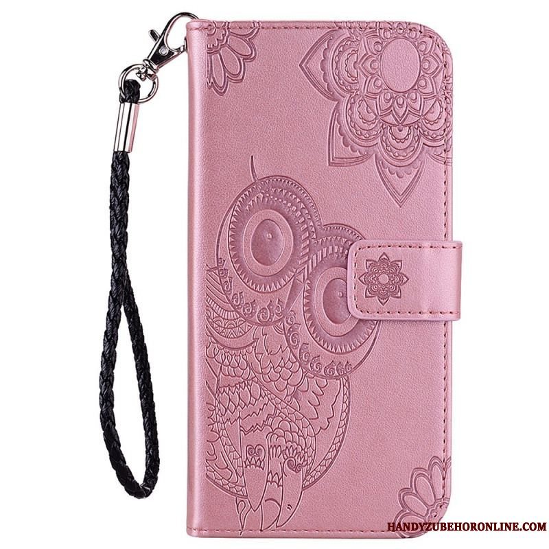 Læder Cover Xiaomi Redmi Note 11 Pro Plus 5G Mandala Ugle