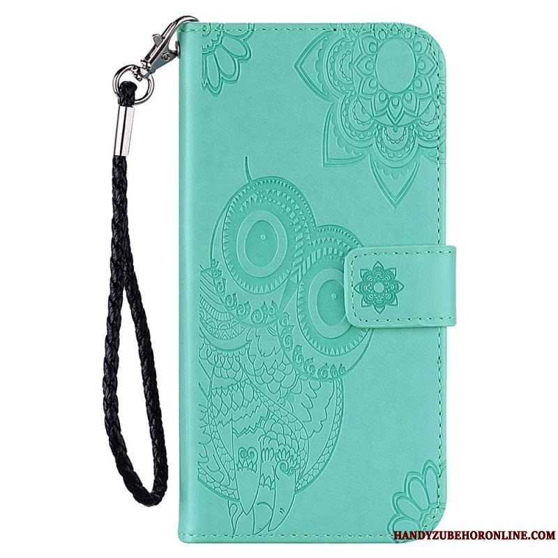 Læder Cover Xiaomi Redmi Note 11 Pro Plus 5G Mandala Ugle