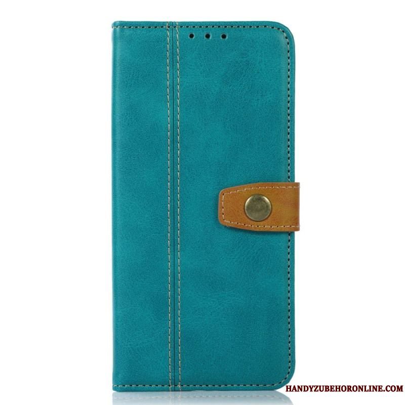 Læder Cover Xiaomi Redmi Note 12 4G Webbing