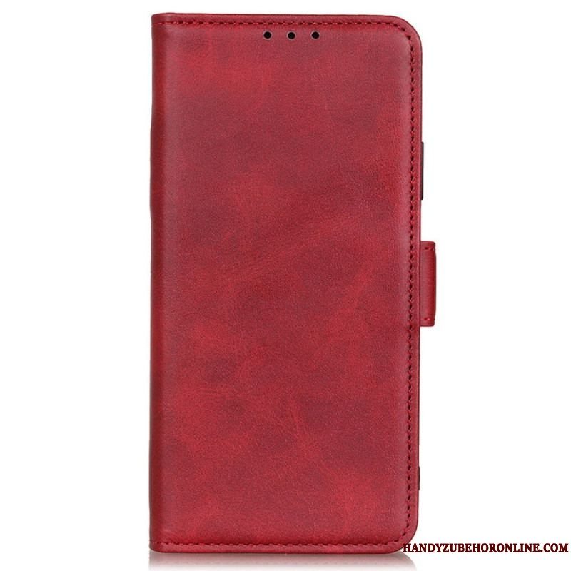 Læder Cover Xiaomi Redmi Note 12 5G Dobbelt Lås