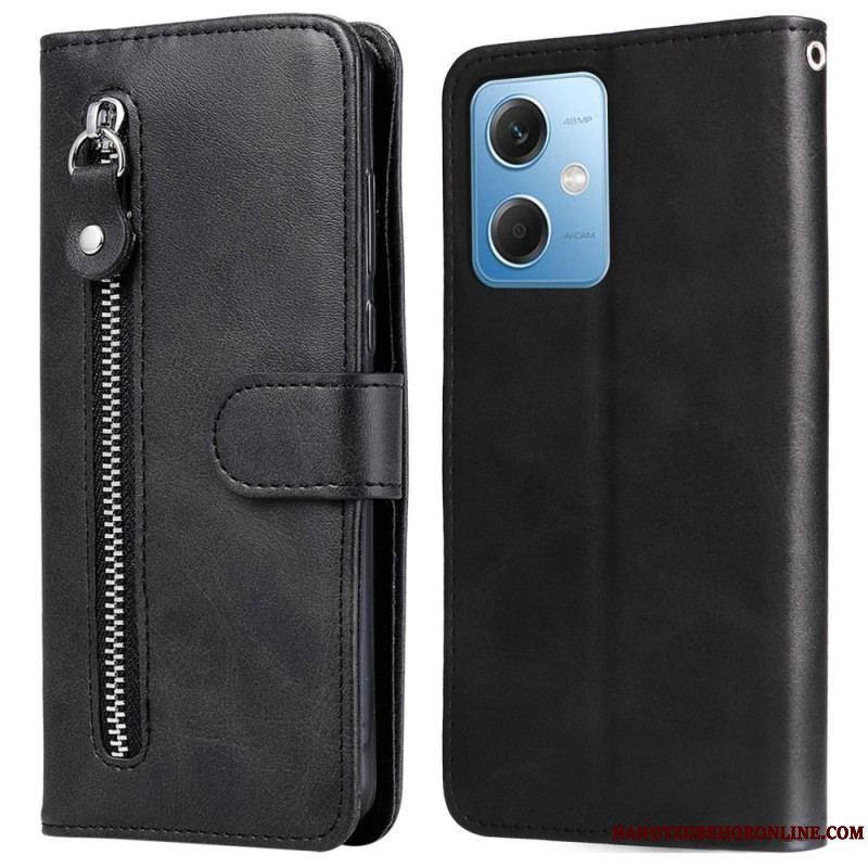 Læder Cover Xiaomi Redmi Note 12 5G Pung