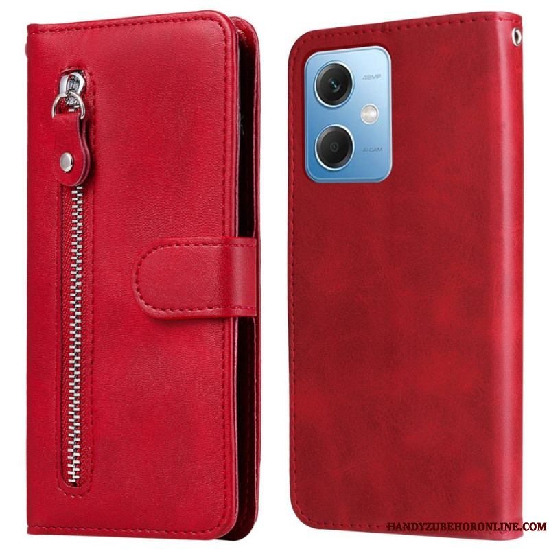 Læder Cover Xiaomi Redmi Note 12 5G Pung