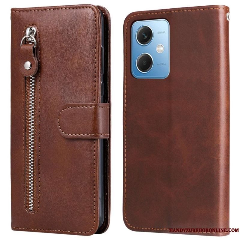 Læder Cover Xiaomi Redmi Note 12 5G Pung