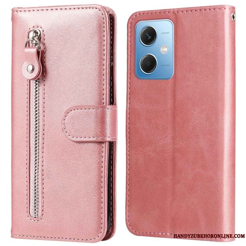 Læder Cover Xiaomi Redmi Note 12 5G Pung